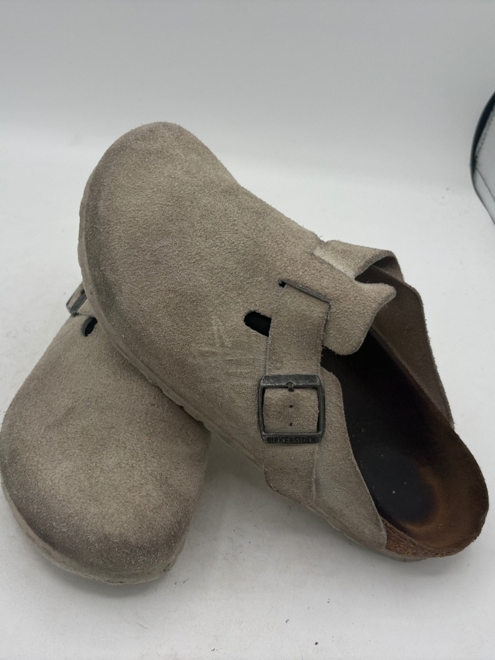 Stüssy X Birkenstock Boston Mule Bone Sandals Clogs 41 Men 8-8.5 Women 10
